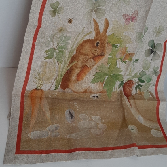 Tessitura Toscana Telerie 100% Linen 18" x 67" Table Runner - Picture 9 of 16